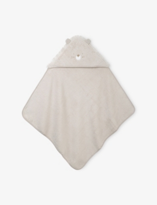 THE LITTLE WHITE COMPANY: Lion-Hooded Cotton Towel