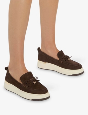 DUNE: Glide Suede Loafers