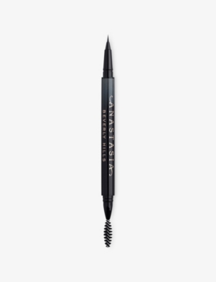 Anastasia Beverly Hills Dark Brown Microstroke Brow Pen 0.5ml In Brown