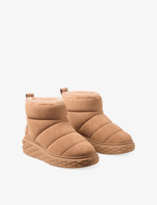Jimmy Choo Xan Suede-shearling Snow Boots