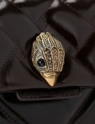 KURT GEIGER LONDON: Mini Kensington Quilted Leather Shoulder Bag