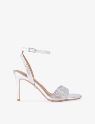 Carvela: Positano Vinyl Heeled Sandals