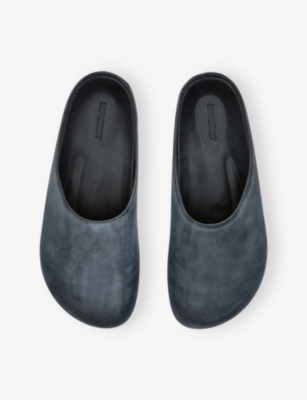 Represent Leather Slip-on Mules In Black