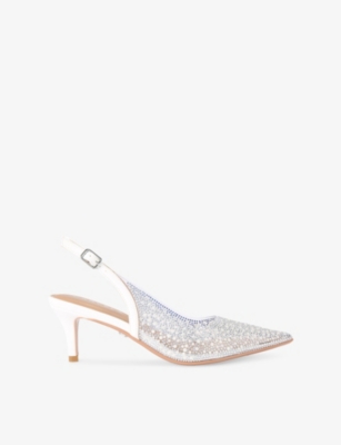 Carvela Womens White Positano Vinyl Courts Eur 37 / 4 Uk