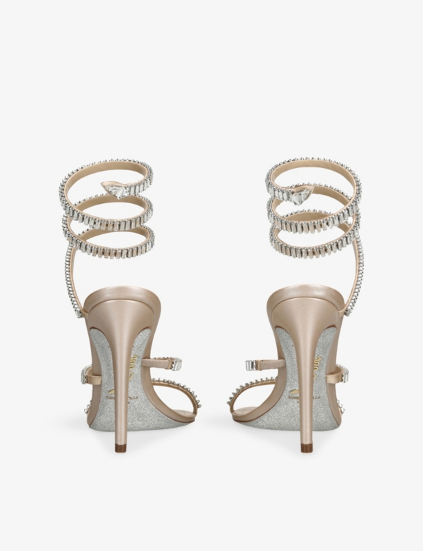 Cleo Spark 105 Satin Heeled Sandals