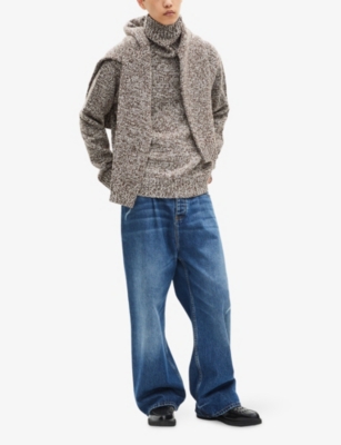 THE KOOPLES: Turtleneck Knitted Wool Jumper