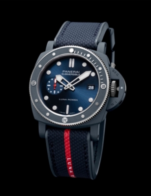 PANERAI: PNPAM01466 Submersible QuarantaQuattro Luna Rossa Ti-Ceramitech™ Automatic Watch