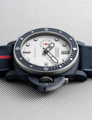 PANERAI: PNPAM01543  Submersible QuarantaQuattro Luna Rossa Ti-Ceramitech™ Watch