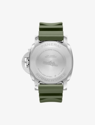 PANERAI: PNPAM01595 Submersible QuarantaQuattro Steel Automatic Watch