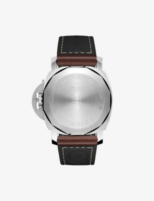PANERAI: PNPAM01624 Luminor Logo Steel Manual-Winding Watch