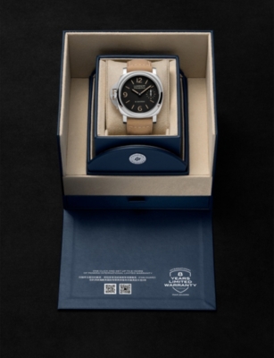 PANERAI: PNPAM01655  Luminor Destro Otto Giorni Steel Manual-Winding Watch