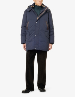 PAUL SMITH: Relaxed-Fit Hooded Woven-Down Coat