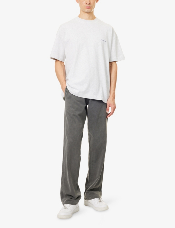 Lounge Straight-Leg Cotton-Jersey Jogging Bottoms