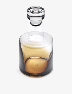 Serax Amber Kelly Wearstler Zuma Glass Carafe In Orange