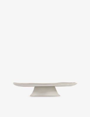 Serax La Mère By Marie Michielssen Stoneware Cake Stand White In Neutral