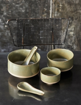 Serax Merci Stoneware Bowl Green In Green