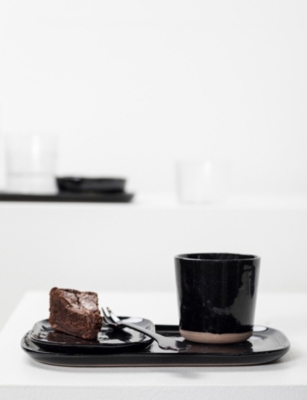 Serax La Nouvelle Merci Stoneware Cup Dark Blue In Blue