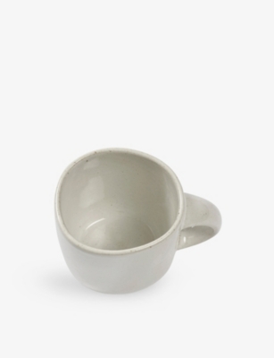 Serax Uncharted Out Of Lines Stoneware Mug White In Neutral