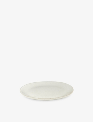Serax White Out Of Lines Stoneware Breakfast Plate 18cm In White