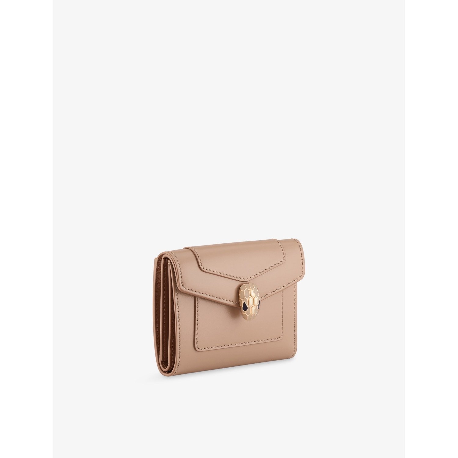 Bvlgari Serpenti Forever Compact Leather Wallet