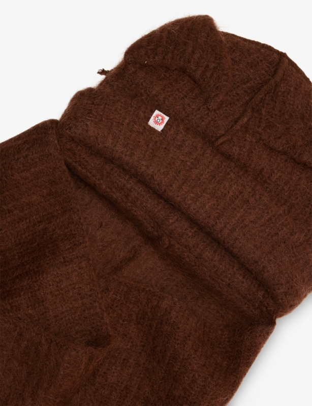 Chunky Ears Knitted Beanie Scarf