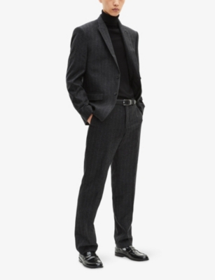 THE KOOPLES: Pinstriped Single-Breasted Wool-Blend Blazer