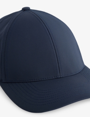 Varsity Headwear Mens Eco Navy Legacy Structured Active Tech Woven Baseball Cap