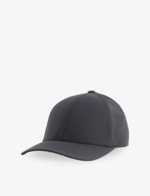Varsity Headwear Mens Eco Black Legacy Structured Active Tech Woven Baseball Cap In Black