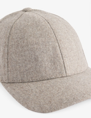 Varsity Headwear Mens Umber Beige Legacy Structured Wool Baseball Cap In Neutral