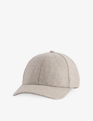 Varsity Headwear Mens Umber Beige Legacy Structured Wool Baseball Cap In Neutral
