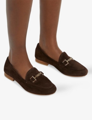 DUNE: Glair Wide Fit Suede Loafers