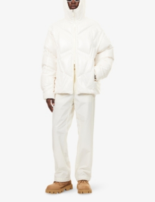 Moncler Genius Natural  X Asap Rocky Bahianinha Shell Jacket In White