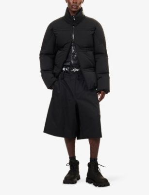 Moncler Genius Asap Rocky Padded Shorts And Pockets In Black