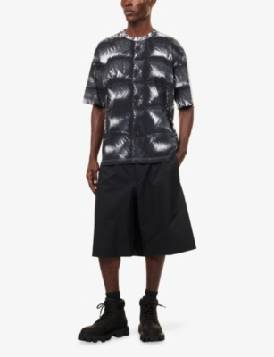MONCLER GENIUS: Moncler x A$AP Rocky Printed Cotton-Jersey T-Shirt