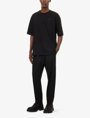 MONCLER GENIUS: Moncler x A$AP Rocky Brand-Plaque Cotton-Jersey T-Shirt