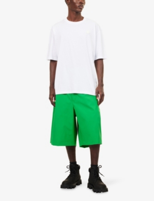 Moncler Genius White Moncler X A$ap Rocky Brand-plaque Cotton-jersey T-shirt In White