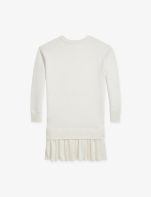 POLO RALPH LAUREN: Polo Bear Fleece Dress 7-14 Years