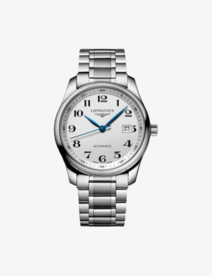 LONGINES: L2.793.4.78.6 Master Collection Blue Hands Stainless-Steel Automatic Watch