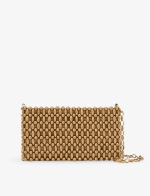 Womens Reiss Beatrix Beaded Shoulder Bag