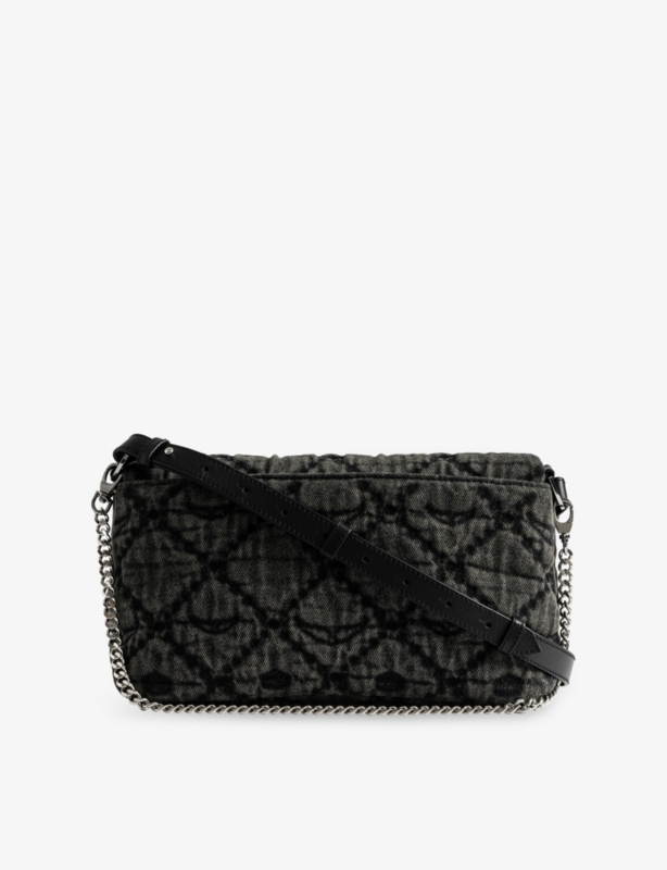 Rocky II Quilted Denim Shoulder Bag