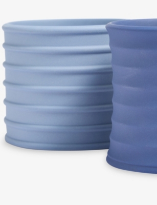 Wedgwood Jw Anderson Saxon Jasperware Mugs Set Of Two In Blue