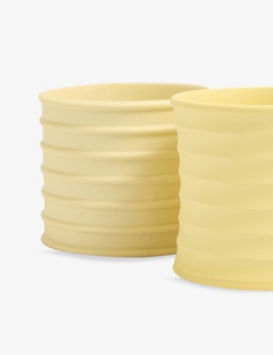 Wedgwood Jw Anderson Saxon Jasperware Mugs Set Of Two In Yellow