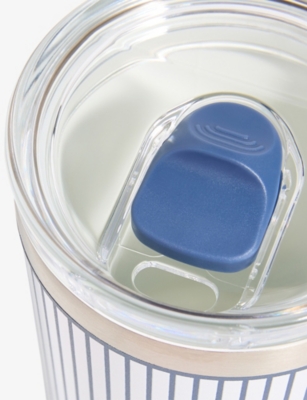 Wedgwood Gio Beverage Stainless-steel Tumbler 350ml In Blue