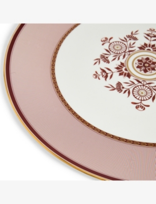 Wedgwood Red Splendour Bone-china Charger Plate 34cm In Brown