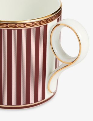 Wedgwood Red Splendour Bone-china Mug 270ml In Multi