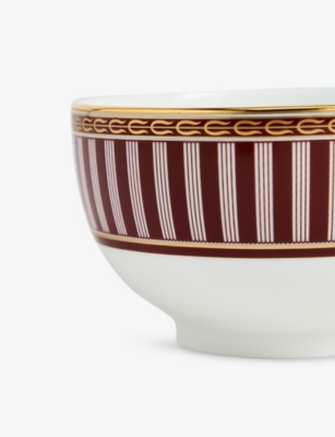 WEDGWOOD: Red Splendour Bone-China Bowl 11cm