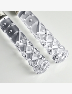 WATERFORD: Celebrations Cake And Knife Crystal Server