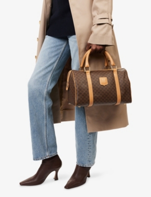 RESELFRIDGES: Pre-Loved Celine Macadam Boston Coated-Canvas Tote Bag