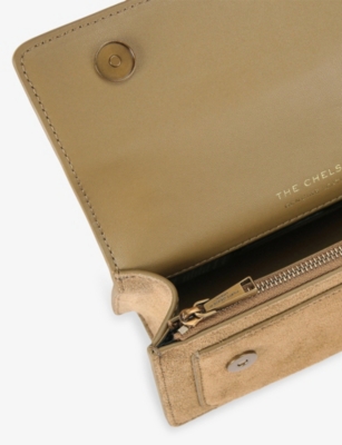 KURT GEIGER LONDON: Chelsea Small Suede Cross-Body Bag