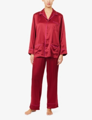OLIVIA VON HALLE: Yves Silk Pyjama Set